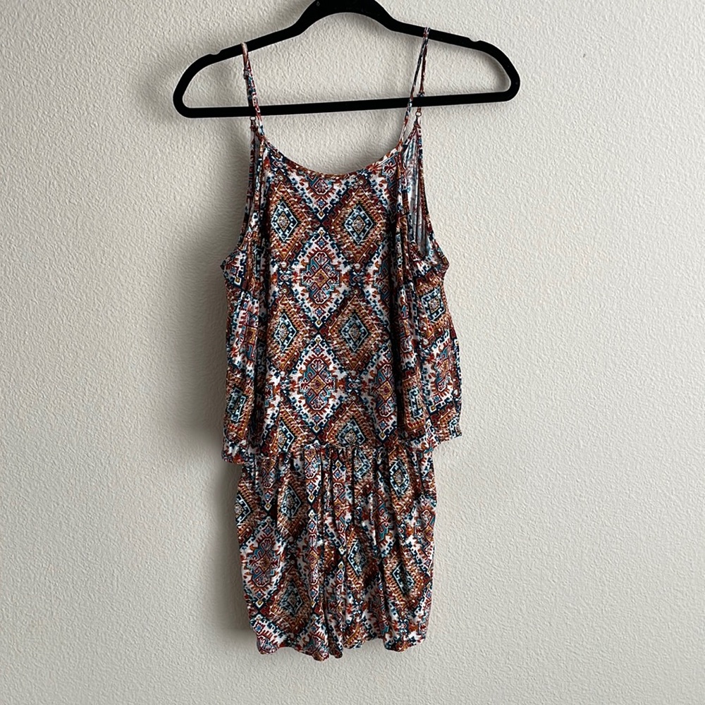 Pink Rose - Aztec Romper